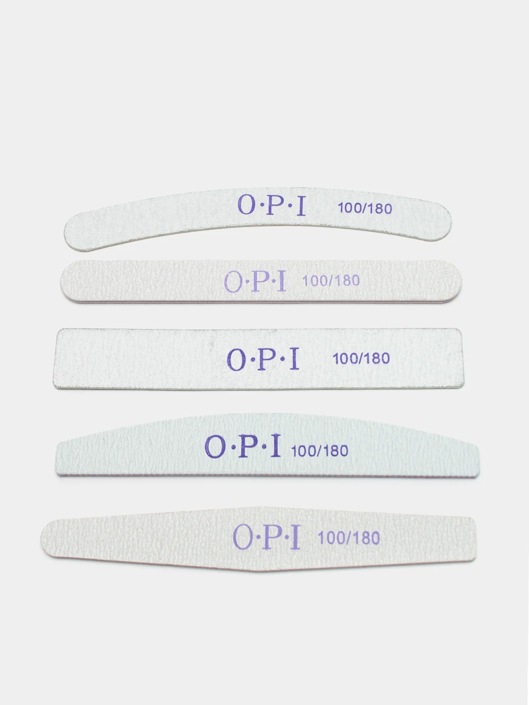 Серый меланж пилка для ногтей OPI 100/180 по 1, 2, 3 и 4 штук