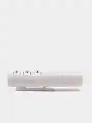 Белый портативный адаптер-приемник с микрофоном, Bluetooth, AUX