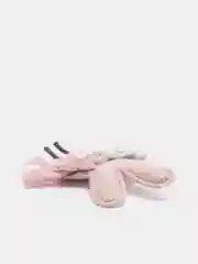 Белый патч для рукоделия Зайка