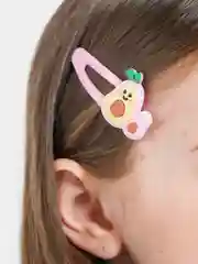 Синий заколки детские, длина 5.5 см