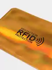 Коралловый чехол для банковских карт с защитой от кражи данных, с RFID защитой от считывания