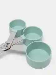 Мятный набор мерных ложек, стаканов, 4 штуки