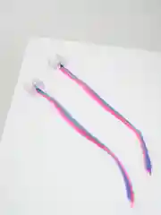 Фиолетовый детские цветные пряди на заколках