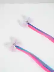 Фиолетовый детские цветные пряди на заколках
