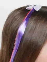 Фиолетовый детские цветные пряди на заколках