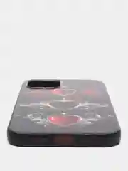 Черный чехол для Iphone 12, 12PRO c принтом