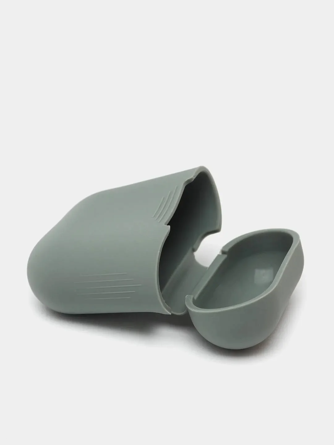 Серый силиконовый чехол для Airpods