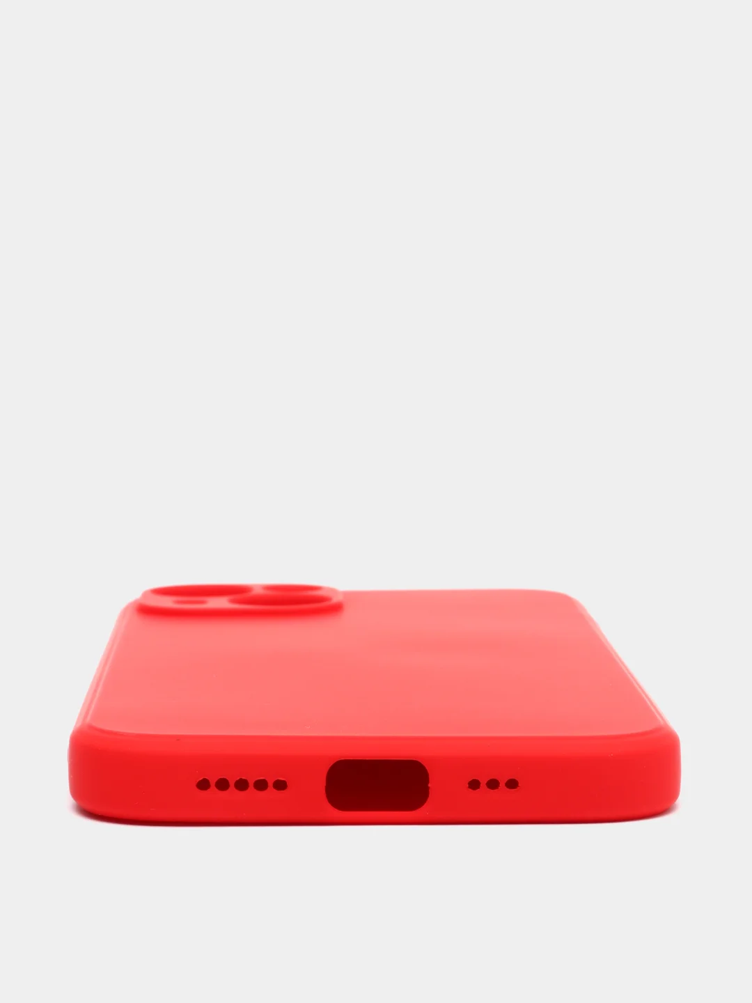 Красный чехол iPhone 11 13 12 Pro Mini силиконовый ( Айфон Про Мини )