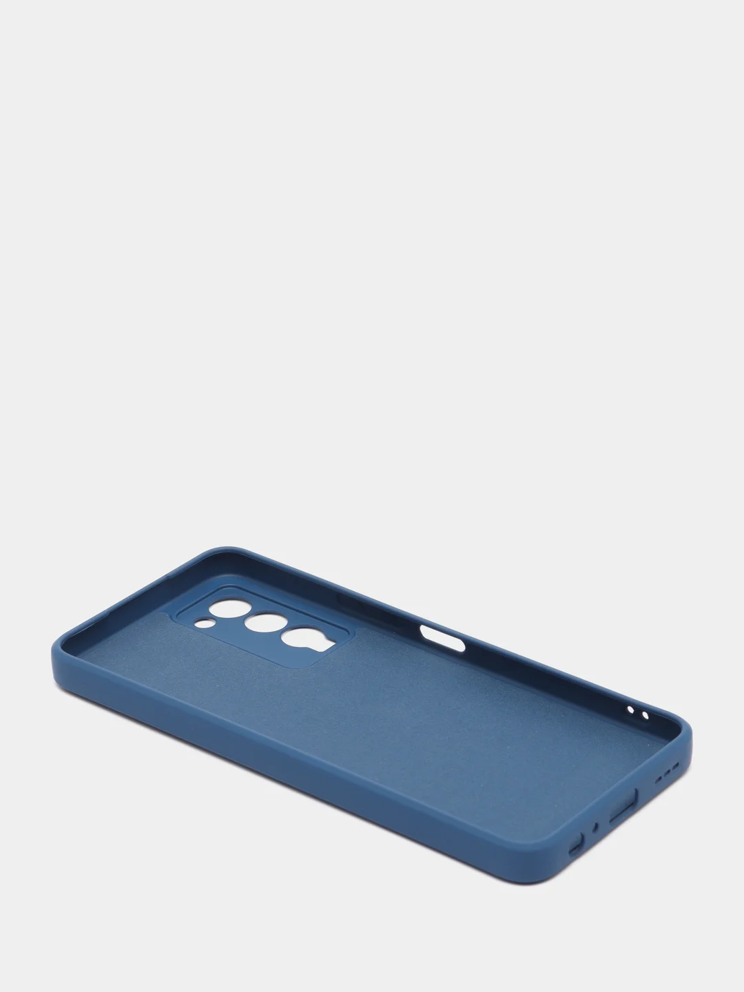 Синий чехол с защитой камеры и бархатом внутри CAMON 18, CAMON 18P, CAMON 18T
