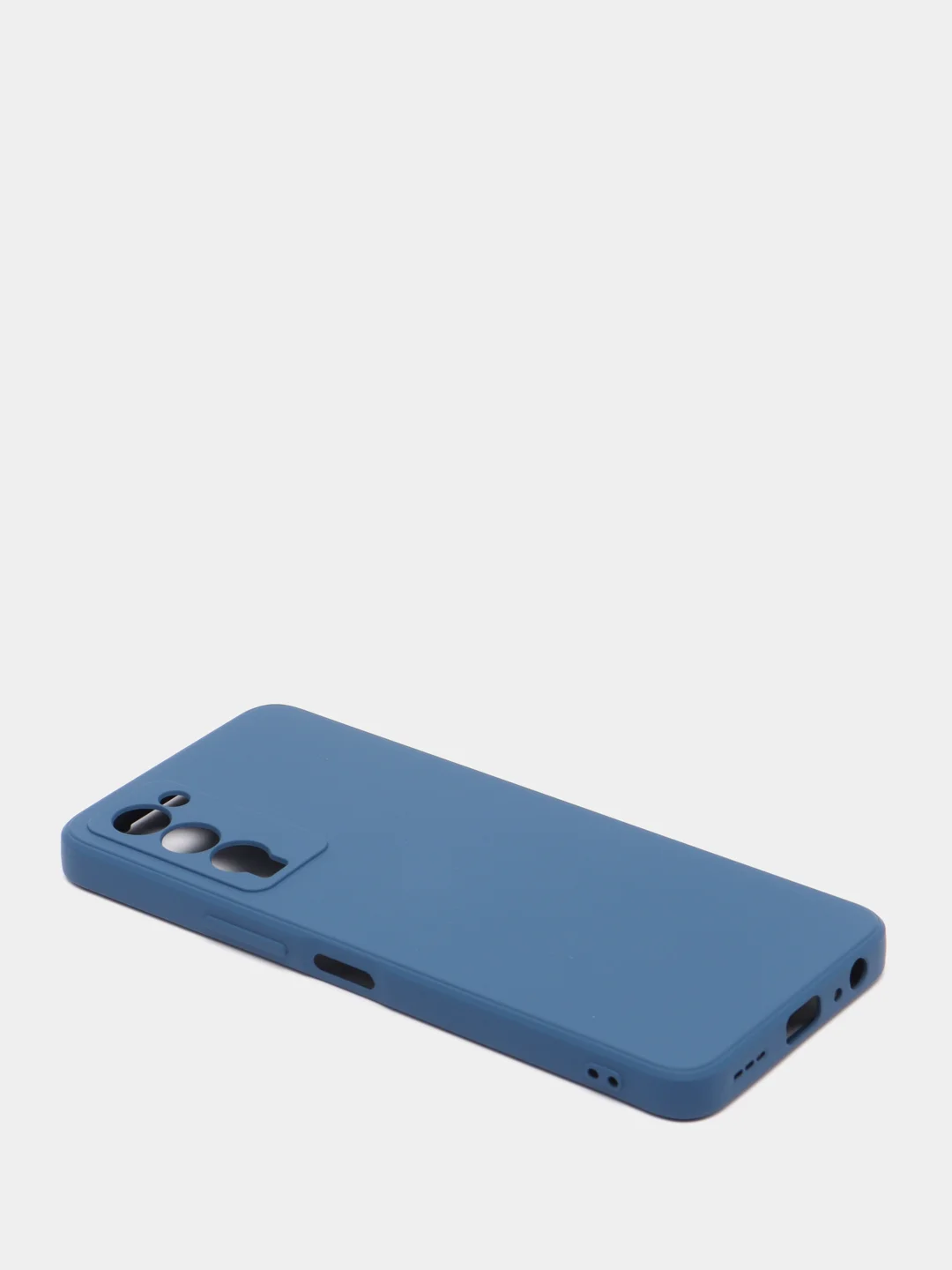Синий чехол с защитой камеры и бархатом внутри CAMON 18, CAMON 18P, CAMON 18T