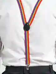 Алый подтяжки мужские, для взрослых