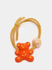 Красный резинки для волос Мишка