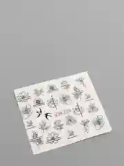 Зеленый наклейки для дизайна ногтей, слайдеры