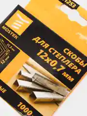 Скобы для строительного / мебельного степлера, 12 мм, 1000 штук