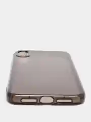 Серый чехол на iPhone 13, 12, 11, 7, 8, SE 2020, Plus, X, XS, XR, Max, Pro, mini, прозрачный