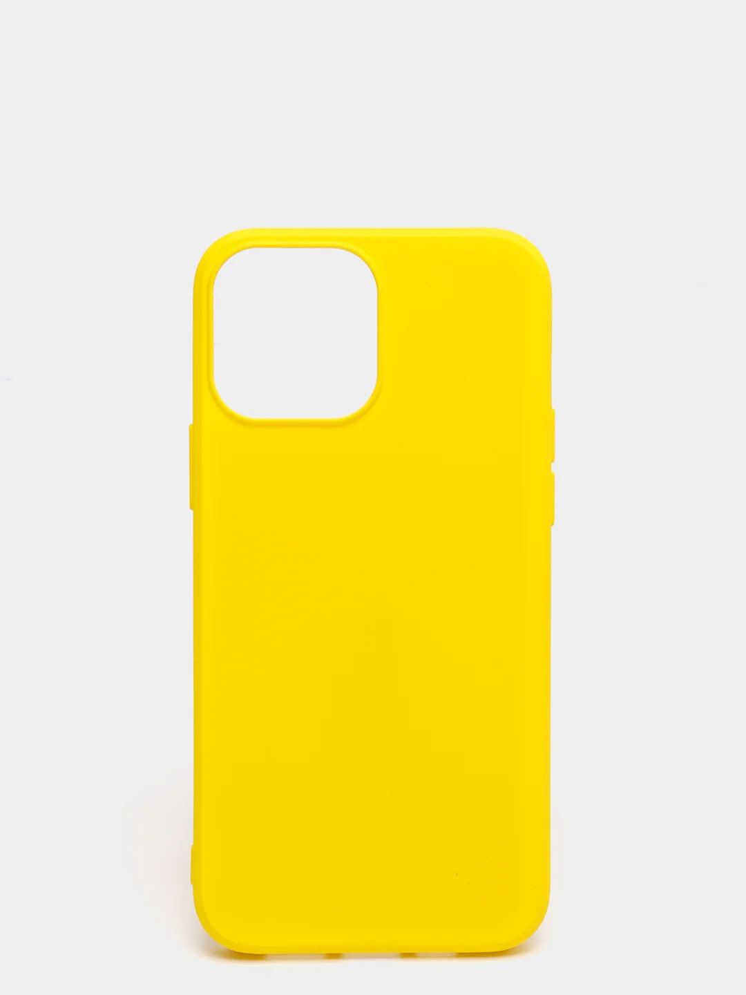 Желтый чехол для iPhone 13, 13 Pro, 13 Pro Max силиконовый с микрофиброй