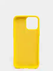 Желтый чехол для iPhone 13, 13 Pro, 13 Pro Max силиконовый с микрофиброй