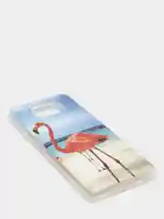 Голубой чехол силиконовый для Xiaomi Poco X3 NFC/ Poco X3 Pro (Сяоми Поко Х3 Про), с рисунком