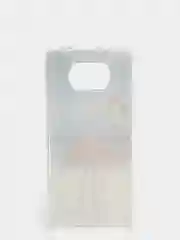 Голубой чехол силиконовый для Xiaomi Poco X3 NFC/ Poco X3 Pro (Сяоми Поко Х3 Про), с рисунком