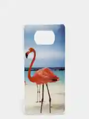 Голубой чехол силиконовый для Xiaomi Poco X3 NFC/ Poco X3 Pro (Сяоми Поко Х3 Про), с рисунком