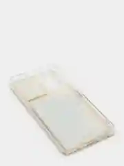 Лимонный чехол Xiaomi Redmi Note 10 Pro переливающийся жидкий с блестками и защитой камеры