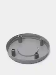 Белый кашпо / горшок для цветов с поддоном ДЮНА IDEA