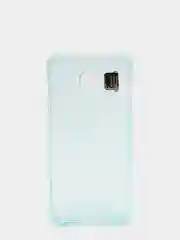 Голубой чехол-накладка Samsung/Самсунг S7 EDGE, усиленный с подсветкой