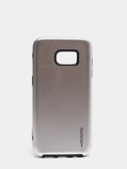 Чехол-накладка Samsung S 7 EDGE, пластик ТПУ, подставка