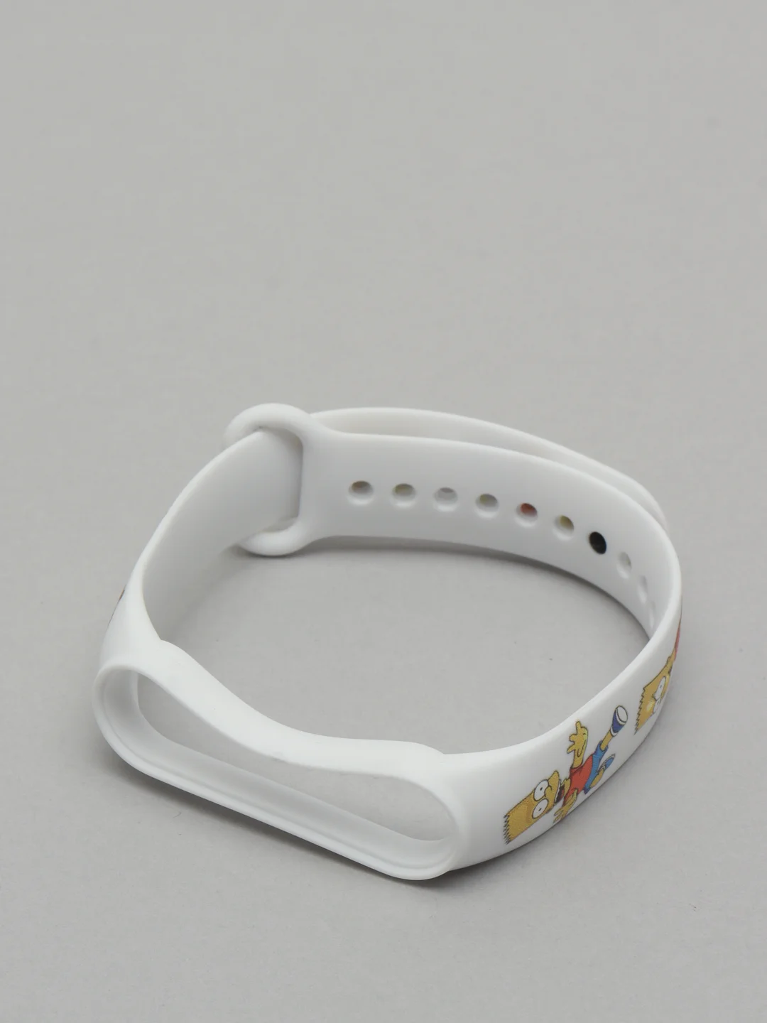 Бирюзовый ремешок Mi Band 5 / Mi Band 6, с рисунком, силиконовый