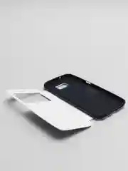 Белый чехол-книга Samsung/Самсунг S7 EDGE,с окном,подставкой