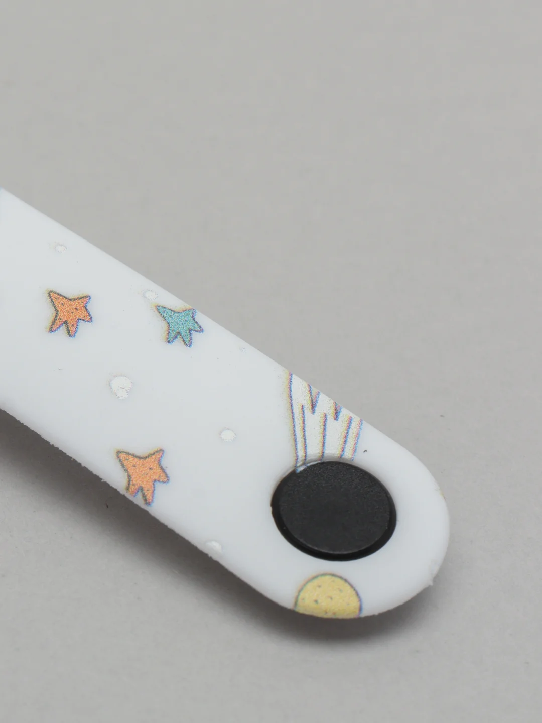 Белый ремешок Mi Band 5 / Mi Band 6, с рисунком, силиконовый