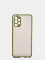 Лесной зеленый чехол для Samsung Galaxy A32 4G, Галакси А32, пластиковый матовый с цветными кнопками