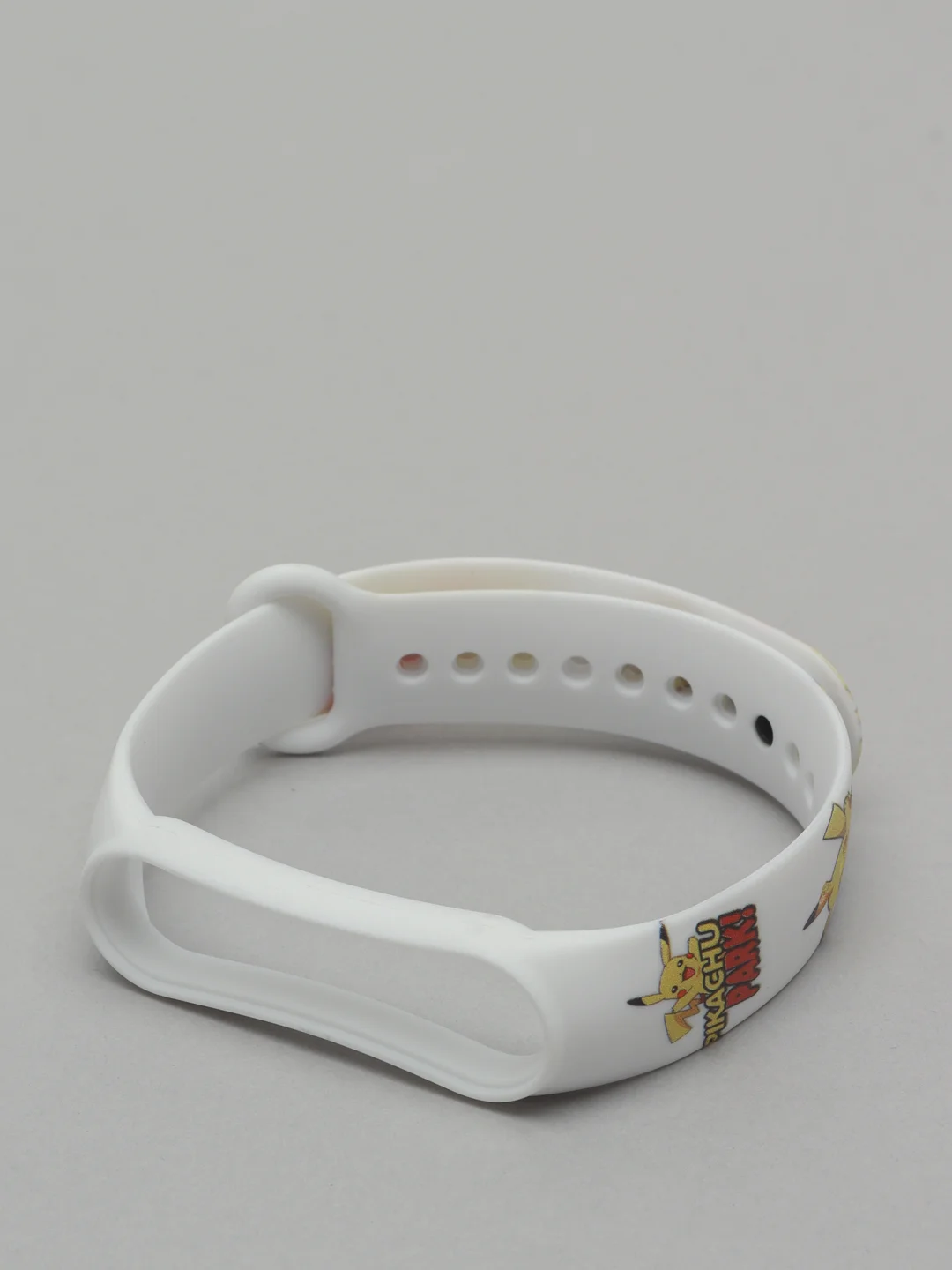 Бордовый ремешок Mi Band 5 / Mi Band 6, с рисунком, силиконовый