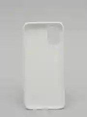 Белый силиконовый чехол Samsung Galaxy A02s, однотонный