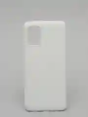 Белый силиконовый чехол Samsung Galaxy A02s, однотонный