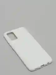 Белый силиконовый чехол Samsung Galaxy A02s, однотонный