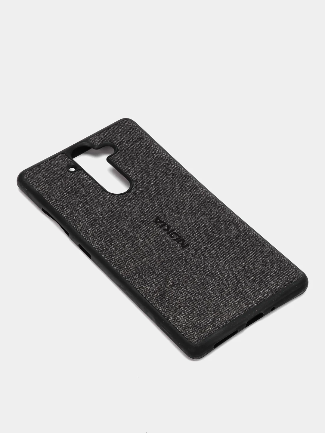 Черный чехол джинсовый для Nokia 2 / 3 / 3.1 / 5 / 5.1 / 6 / 7 Plus / 8 / 9