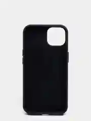Темно-синий чехол для iPhone 13 Silicone Case закрытый низ с логотипом