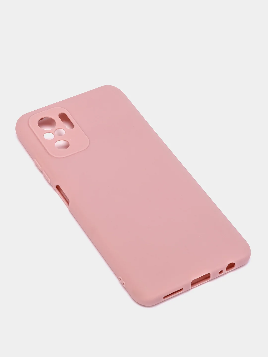 Бежевый чехол Xiaomi Redmi Note 10 / Note 10s, силиконовый
