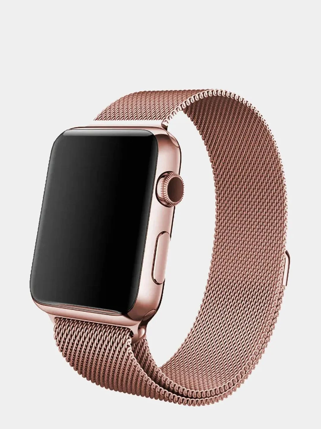 Золотой ремешок для Apple Watch "Миланская петля"