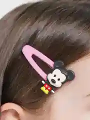 Желтый заколки детские