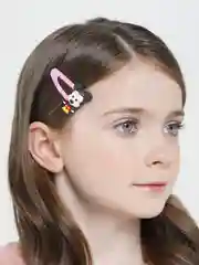 Желтый заколки детские