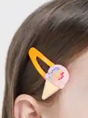 Зеленый заколки детские