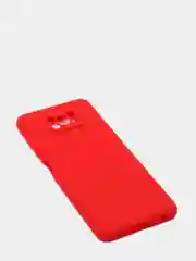 Красный силиконовый чехол Xiaomi Poco X3 / Poco X3 Pro, однотонный, с защитой камеры