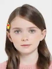 Зеленый заколки детские, длина 5.5 см