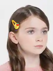 Зеленый заколки детские, длина 5.5 см