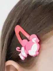 Фиолетовый заколки детские