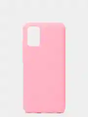 Розовый силиконовый чехол Samsung Galaxy A02s, однотонный