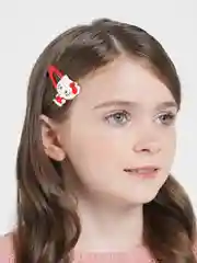 Синий заколки детские