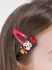 Черный заколки детские